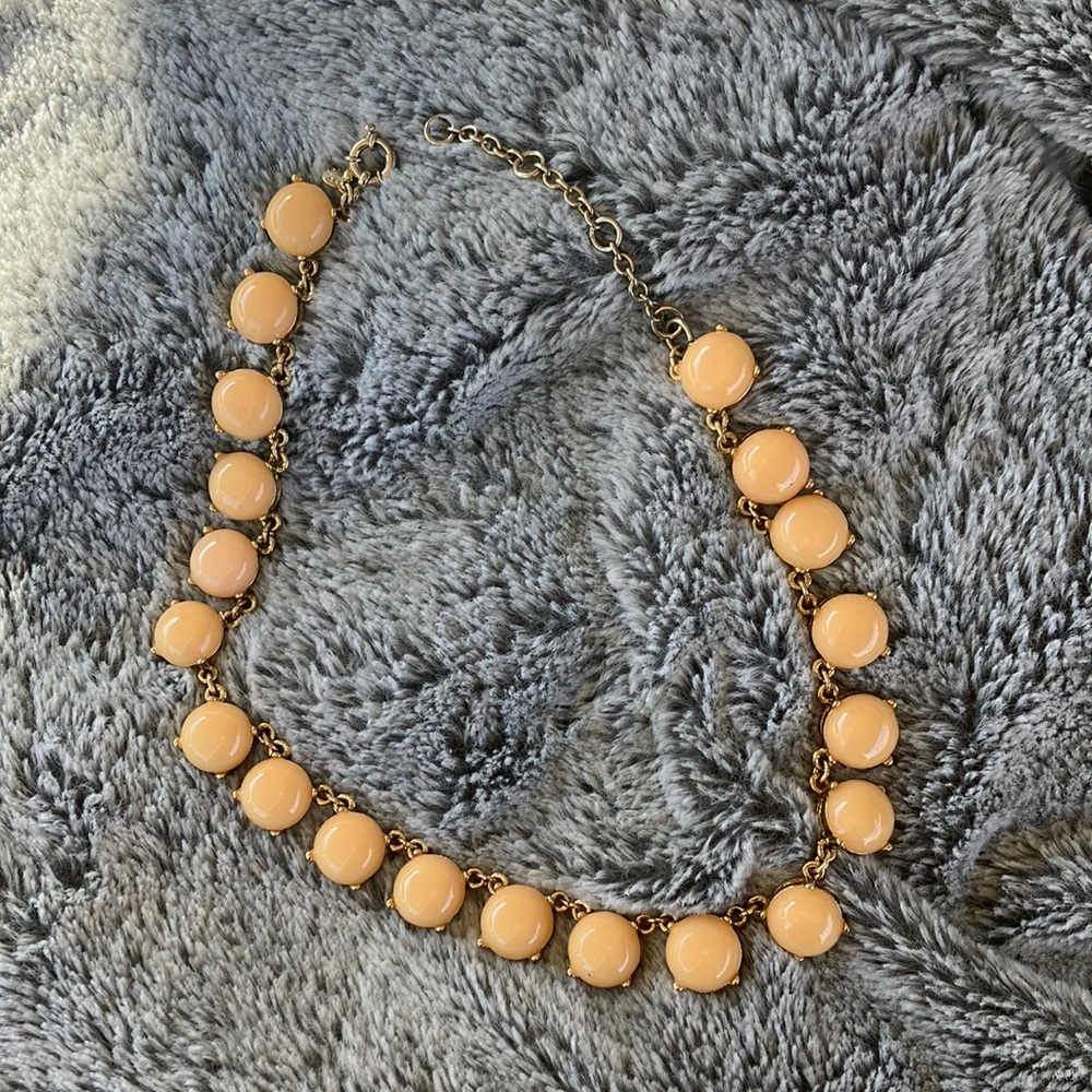 J. Crew peach colored necklace